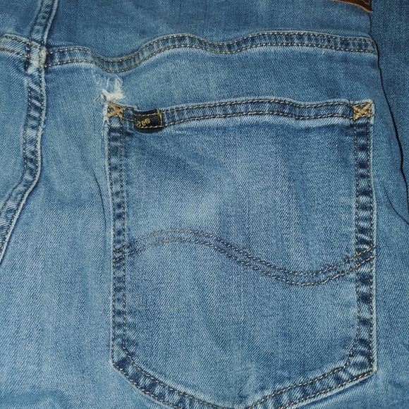 Mens Lee Slim Fit Tappered Lags Jeans - Picture 5 of 6